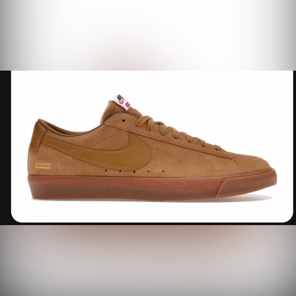 Nike SB Blazer Low GT Supreme in the "Golden Beige" Sz 9.5